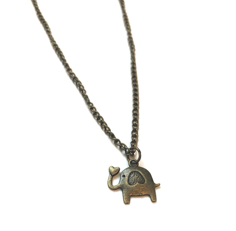 "For You" Elephant Necklace