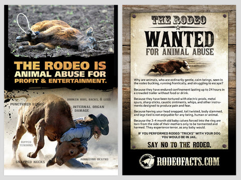 Anti-Rodeo Leaflets (100 pack)