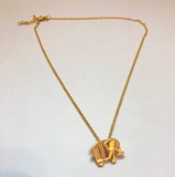 "Origami" Elephant Necklace