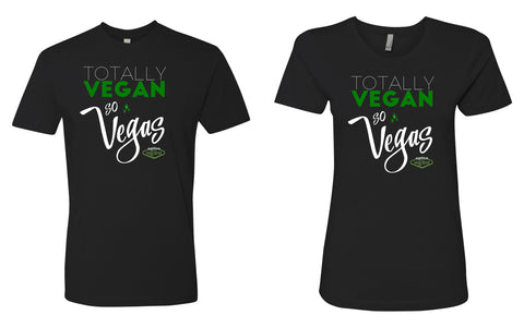 Vegas VegFest Totally Vegan TShirt Black